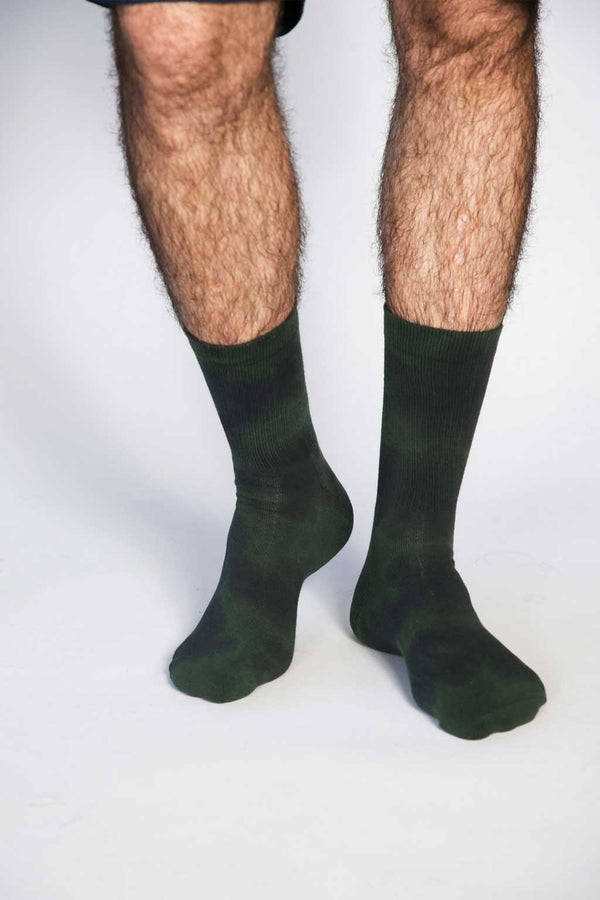 Tailored Union Trippy Pine color socks