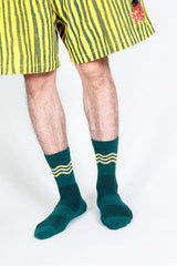 Wavy Crew Sock