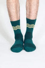 Wavy Crew Sock