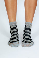 Boxy Checkered Ankle Sock