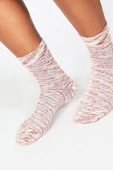 Cable Knit Ankle Sock