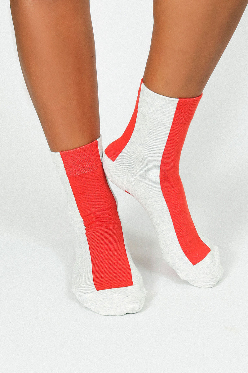 Chelsea Color Block Ankle Sock