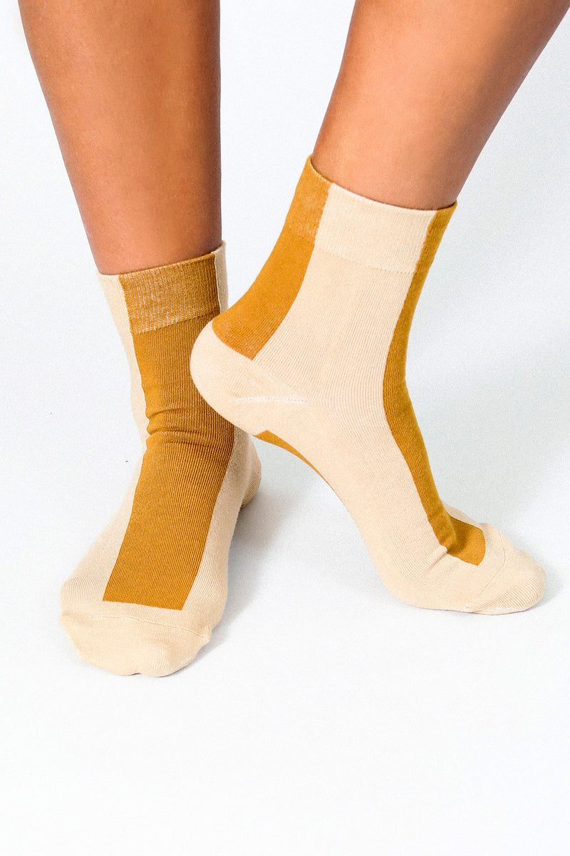 Chelsea Color Block Ankle Sock