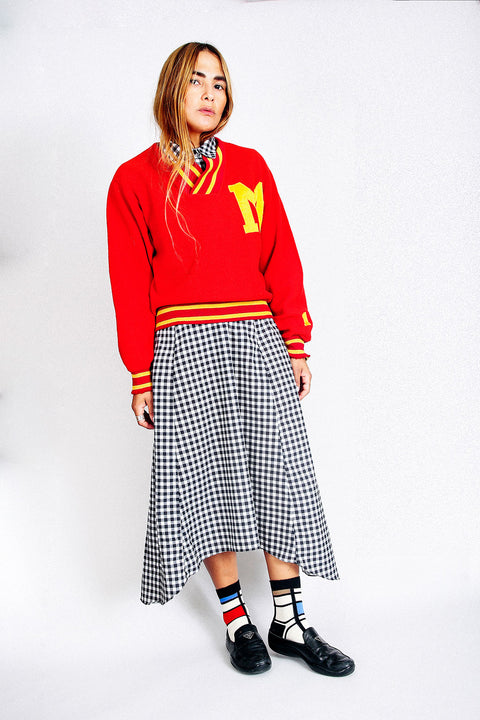 Tailored Union Intarsia Knit Ankles