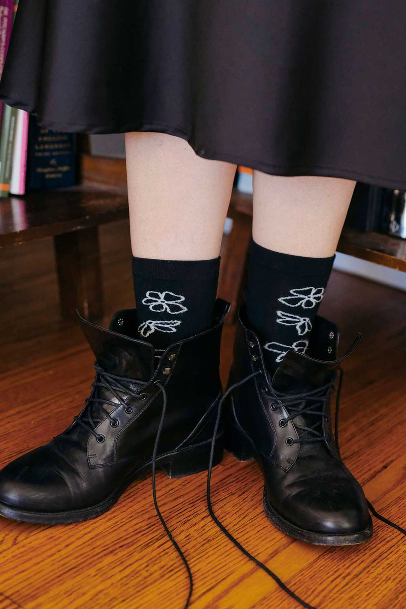 Tailored Union Collaborative Sock Black