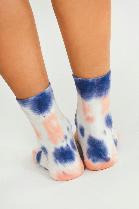 Trippy Tie Dye Ankle Sock