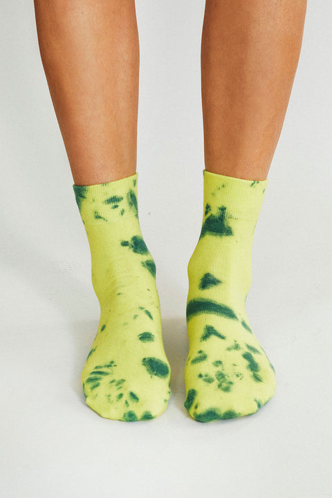 Trippy Tie Dye Ankle Sock