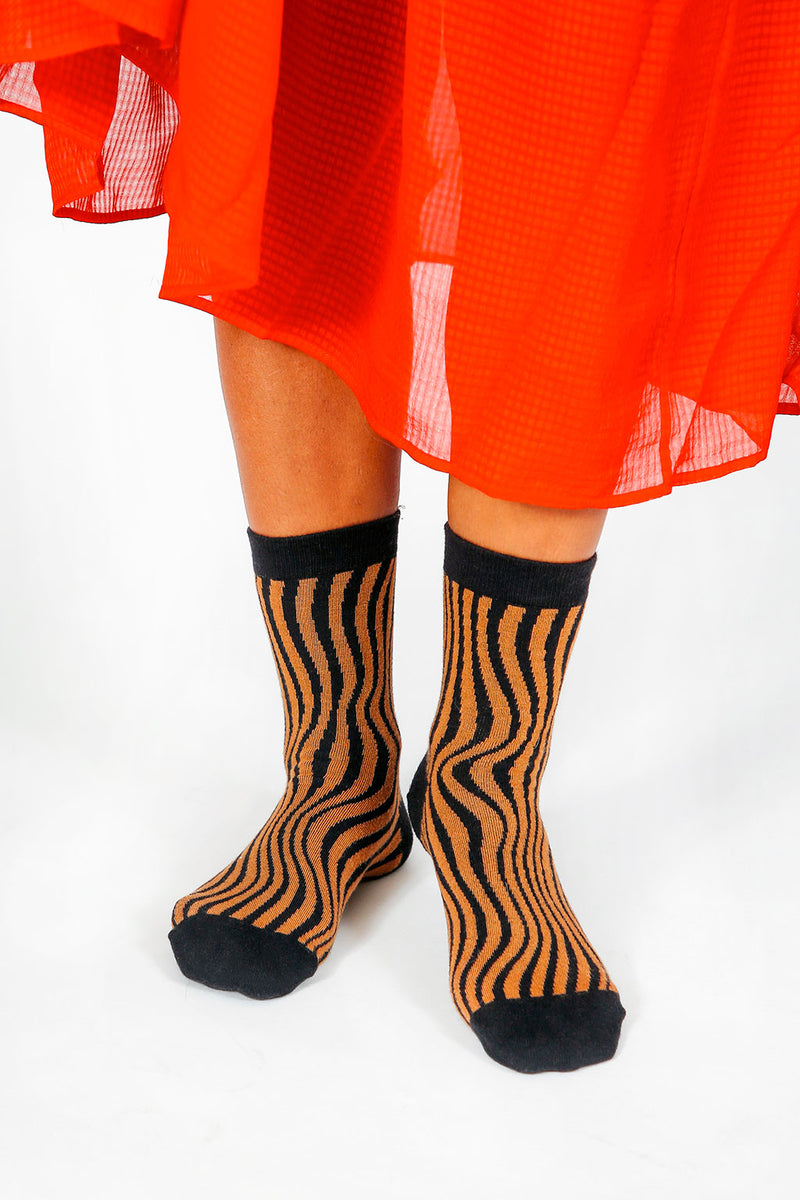 Wave Ankle Sock